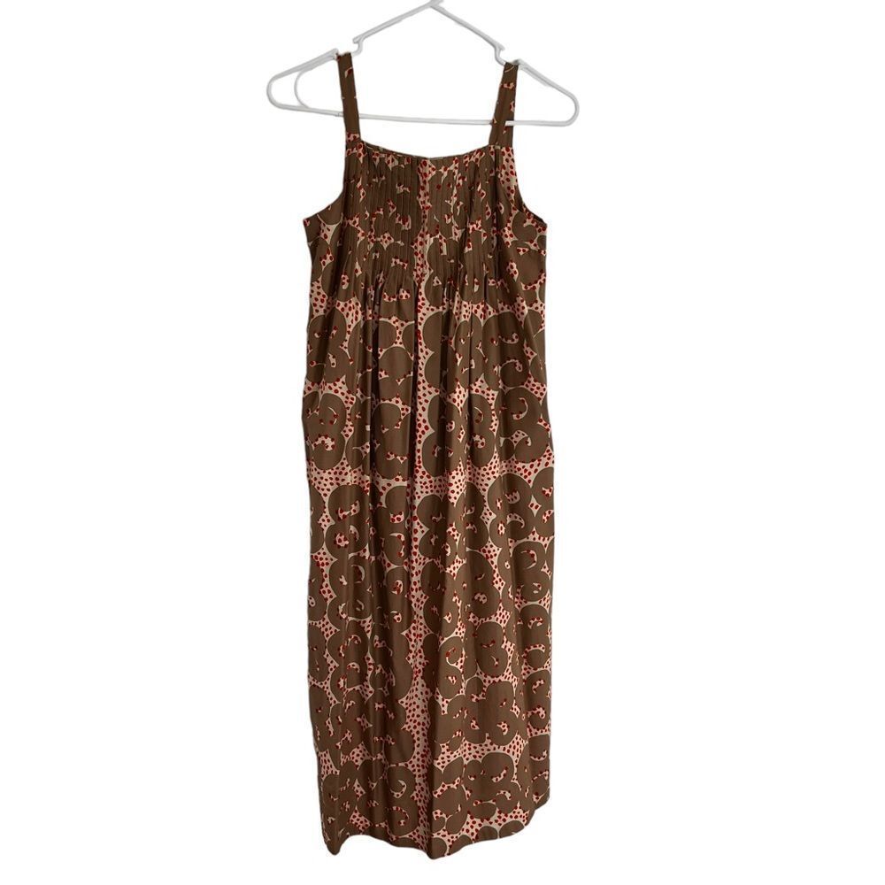 Rare VTG 1963 Marimekko sleeveless  Midi Dress XS
